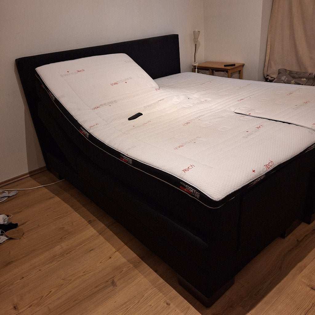 Lit ergonomique - 180 x 200 cm -, Maison & Meubles, Lit double, Autres marques, Autres matériaux, Comme neuf
