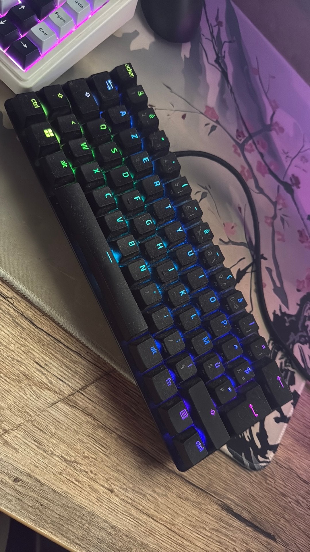 Razer huntsman mini 1ste generatie, Ophalen, Azerty, Gebruikt, Bedraad