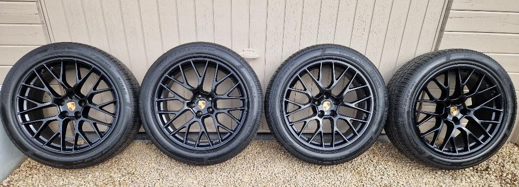 Te koop: Originele Porsche Macan 20” RS Spyder velgen., Auto-onderdelen, Banden en Velgen, Ophalen, Gebruikt, 295 mm, Banden en Velgen