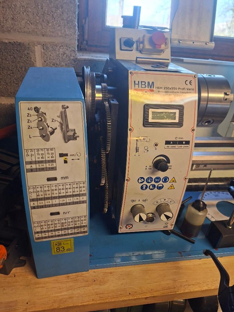 Tour - fraiseuse /usinage, Enlèvement, Utilisé, Électrique, Hbm