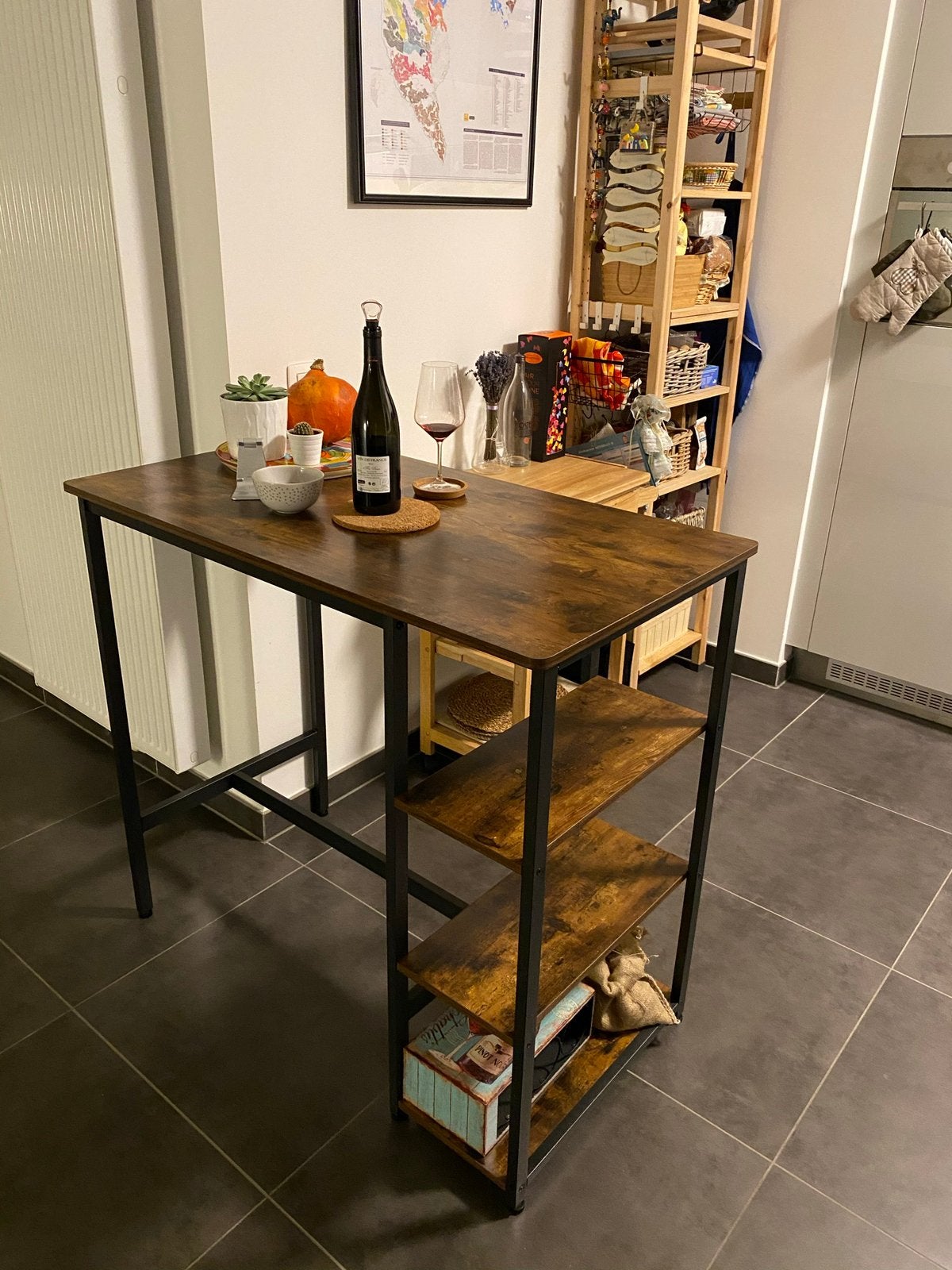 Vasagle Industrial Furniture Set – Bar Table + Coffee Table, Maison & Meubles, Enlèvement, Comme neuf