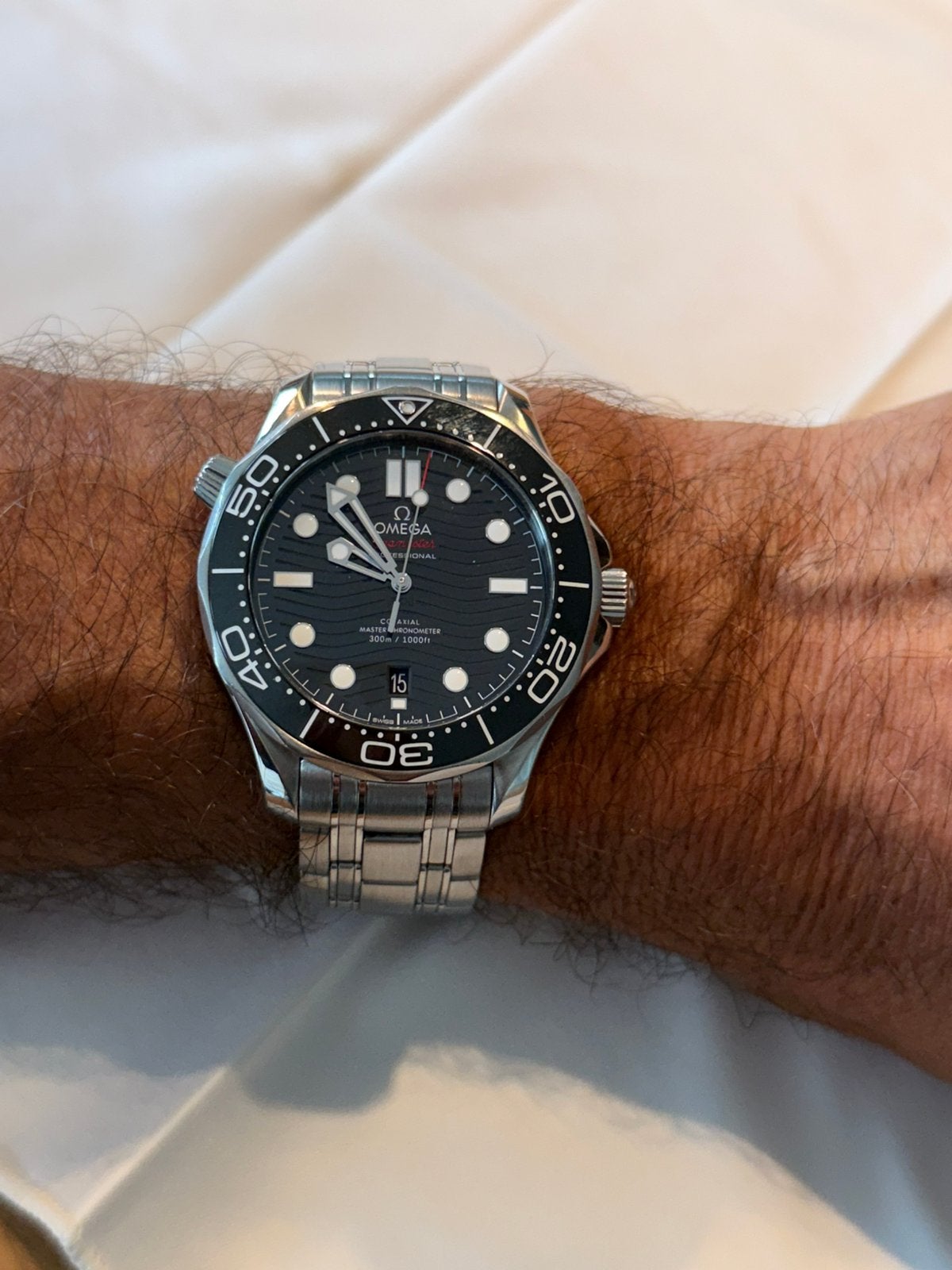 Omega Seamaster 300 m 2020, Bijoux, Sacs & Beauté, Montre-bracelet, Enlèvement, Omega, Acier