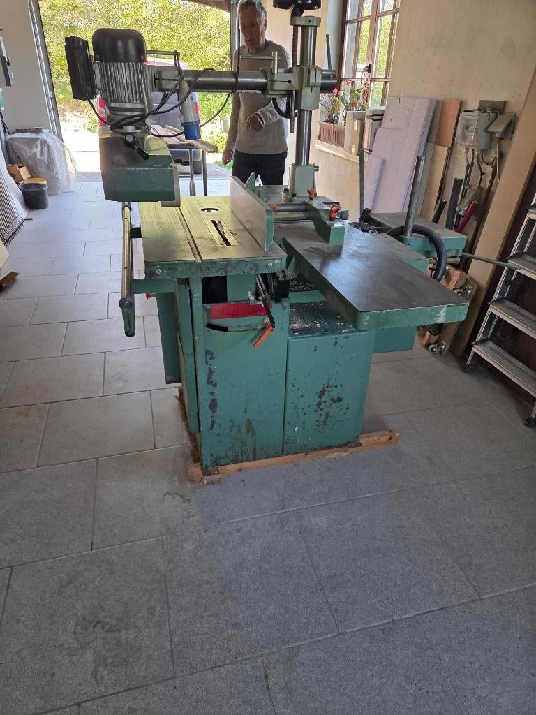 Combiné bois CHAMBON avec aspirateur pro, Zakelijke goederen, Machines en Bouw | Houtbewerking, Ophalen