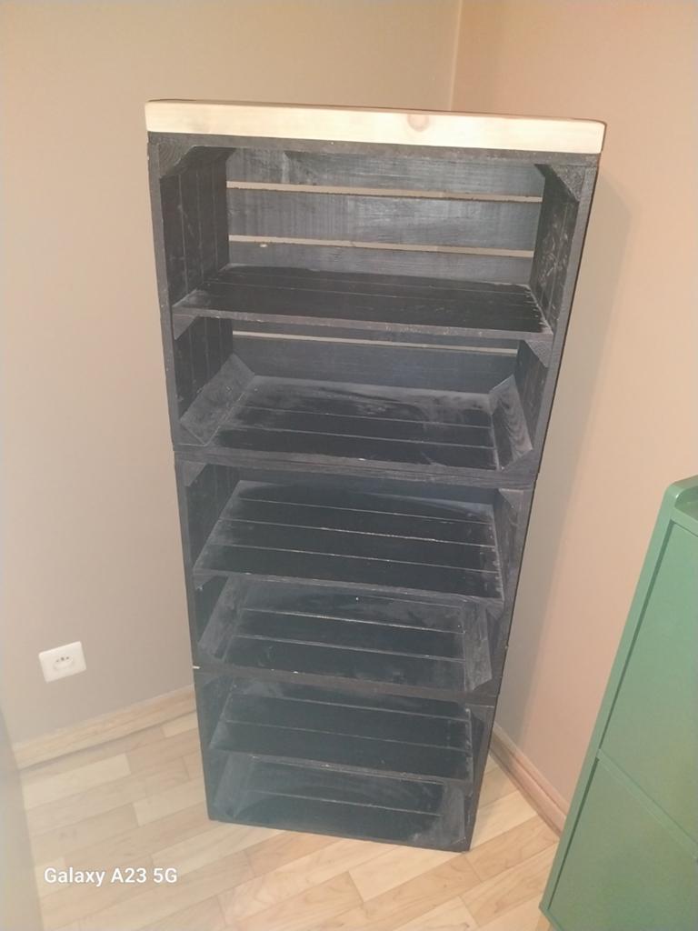 Schoenkast in steigerhout, Huis en Inrichting, Ophalen