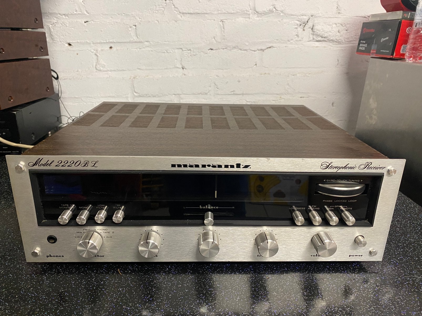 Marantz 2220BL Vintage tunerversterker, Ophalen, Gebruikt