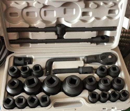 Clés à douille poids lourd 3/4 "26pcs CR-V KraftMüller, Ophalen, Nieuw