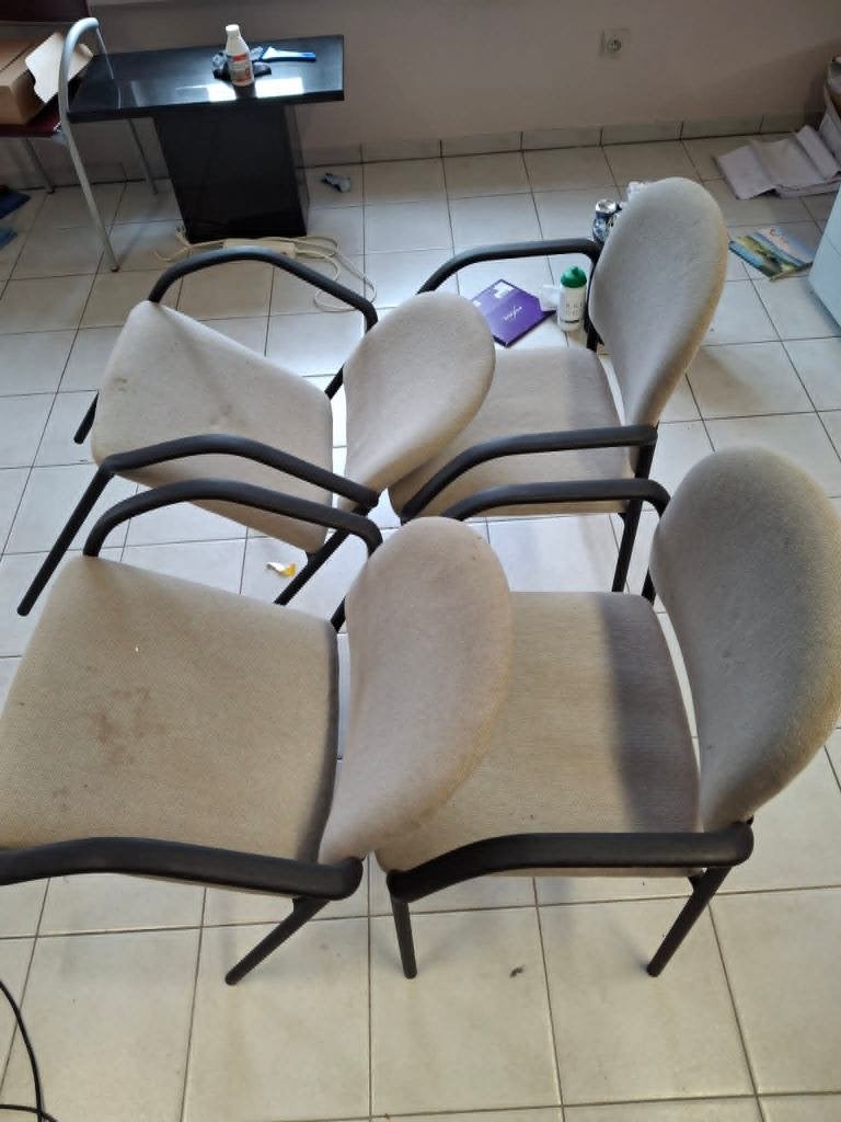4 stoelen, Huis en Inrichting, Ophalen, Stof, Gebruikt, Overige kleuren