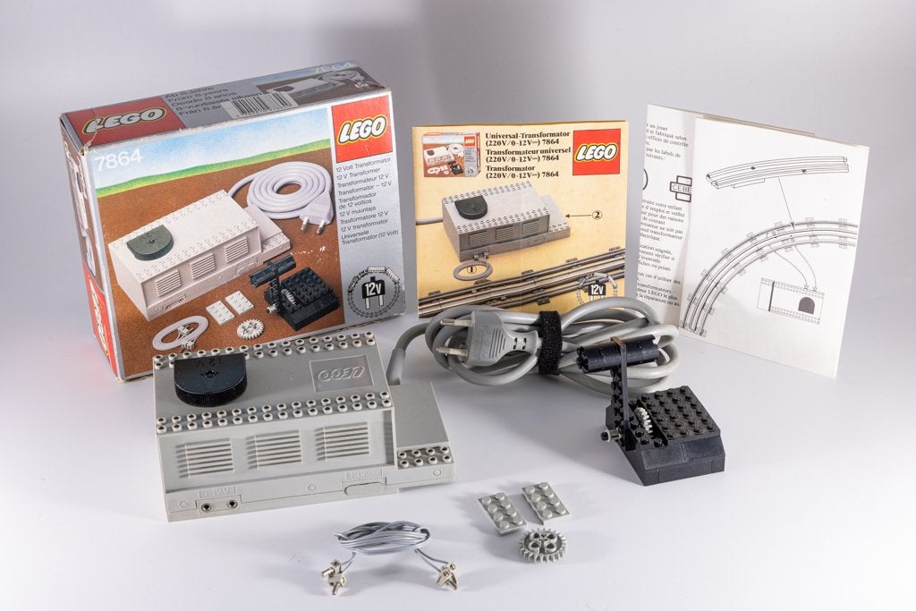 LEGO 7864 12V Transformer - compleet + doos, Compleet, Gebruikt, Overige thema's, Lego