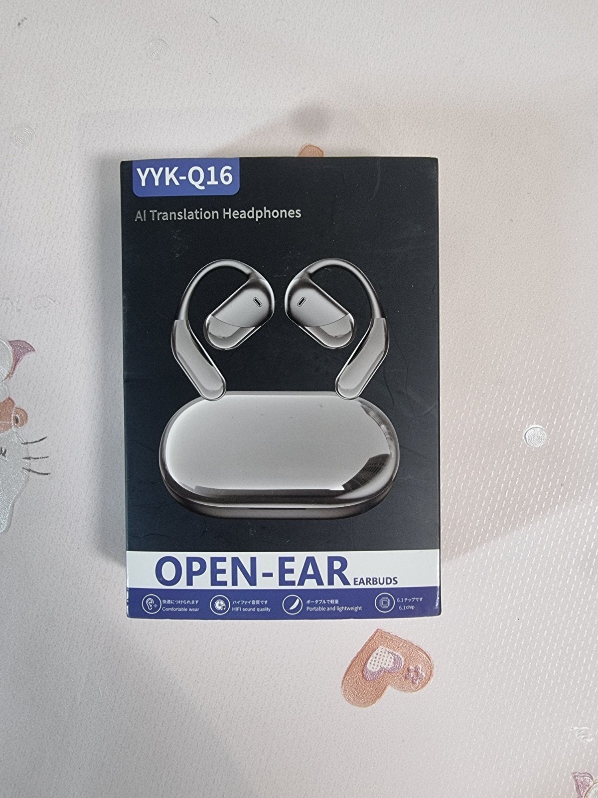Nouveaux écouteurs de traduction AI YYK-Q16 Bluetooth à orei, Enlèvement ou Envoi, Bluetooth, Contact@evatost.com, EVatmaster Consulting GmbH