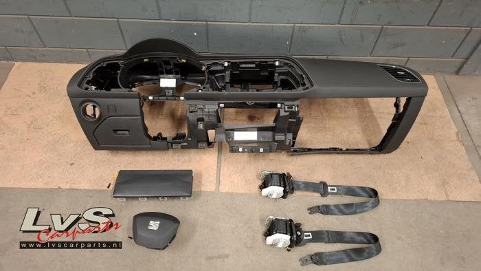 Kit airbag + tableau de bord d'un Seat Leon, -, 3 mois de garantie, Utilisé, -