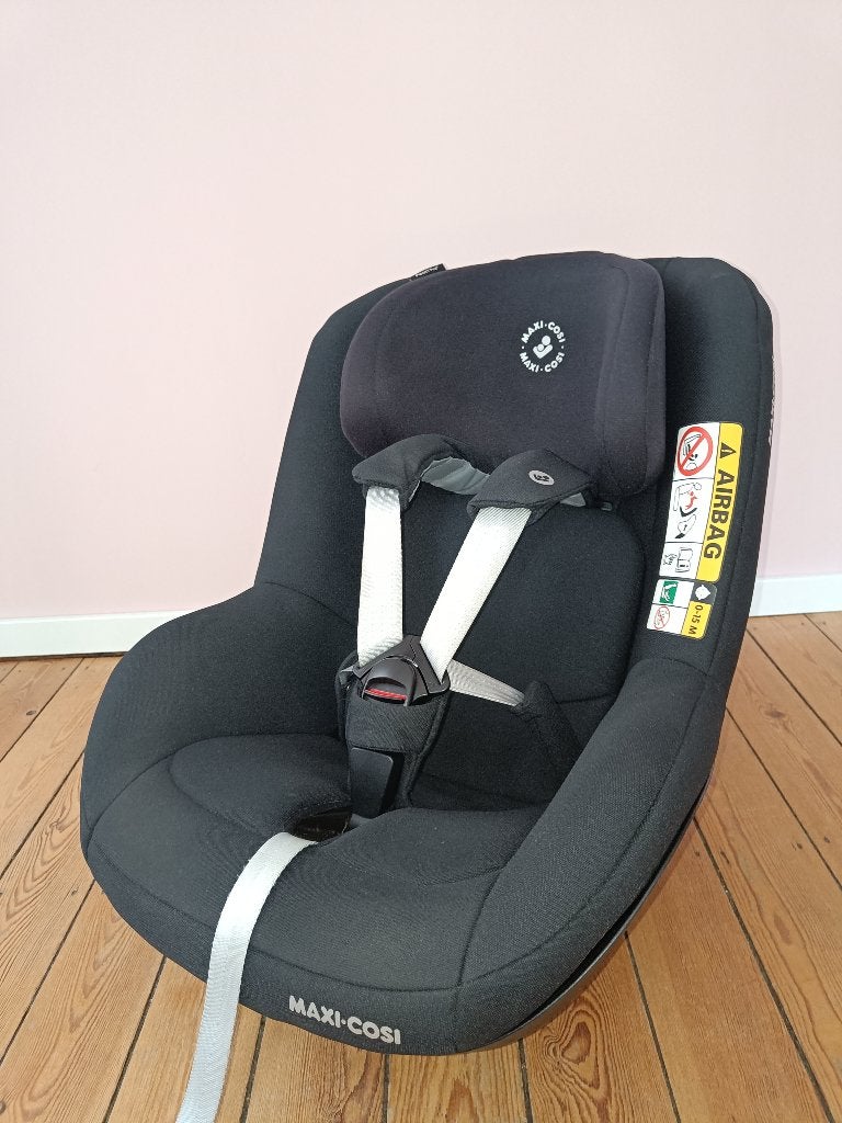MaxiCosi PearlePro2 + FamilyFix2, Ophalen, Gebruikt, 0 t/m 18 kg, Afneembare rugleuning