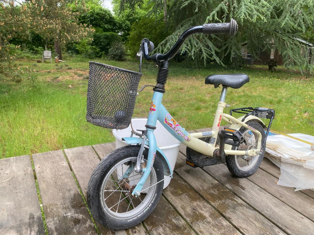 leuke kinderfiets, Fietsen en Brommers, Ophalen, Gebruikt, Minder dan 16 inch, Zijwieltjes