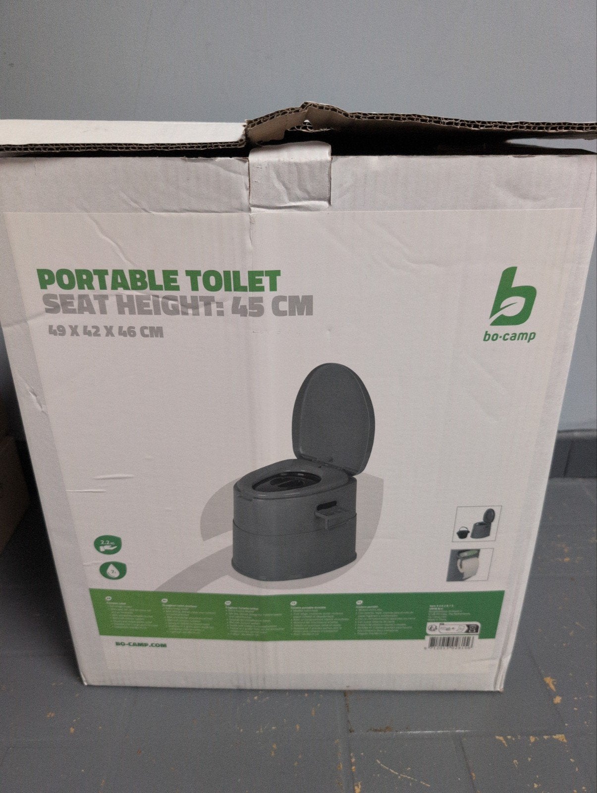 Bo-Camp 5502815 - kampeertoilet, Enlèvement