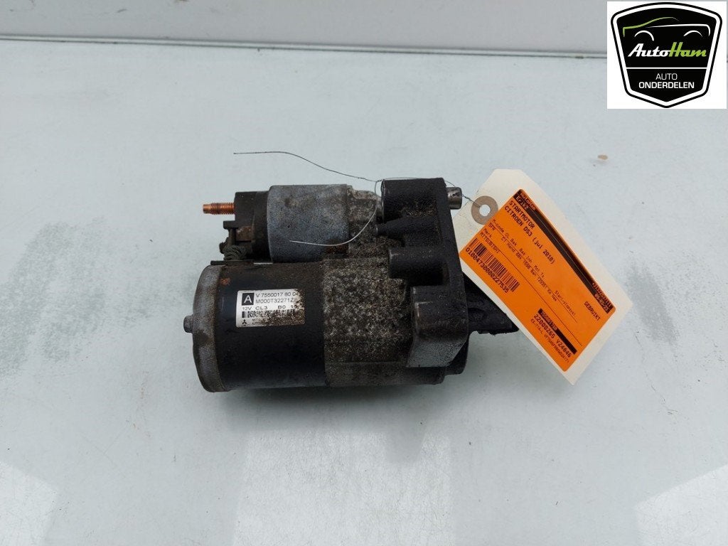 DÉMARREUR Citroën DS3 (SA) (01-2009/07-2015), Citroën, Info@mitsubishi-motors.de, MITSUBISHI, Utilisé