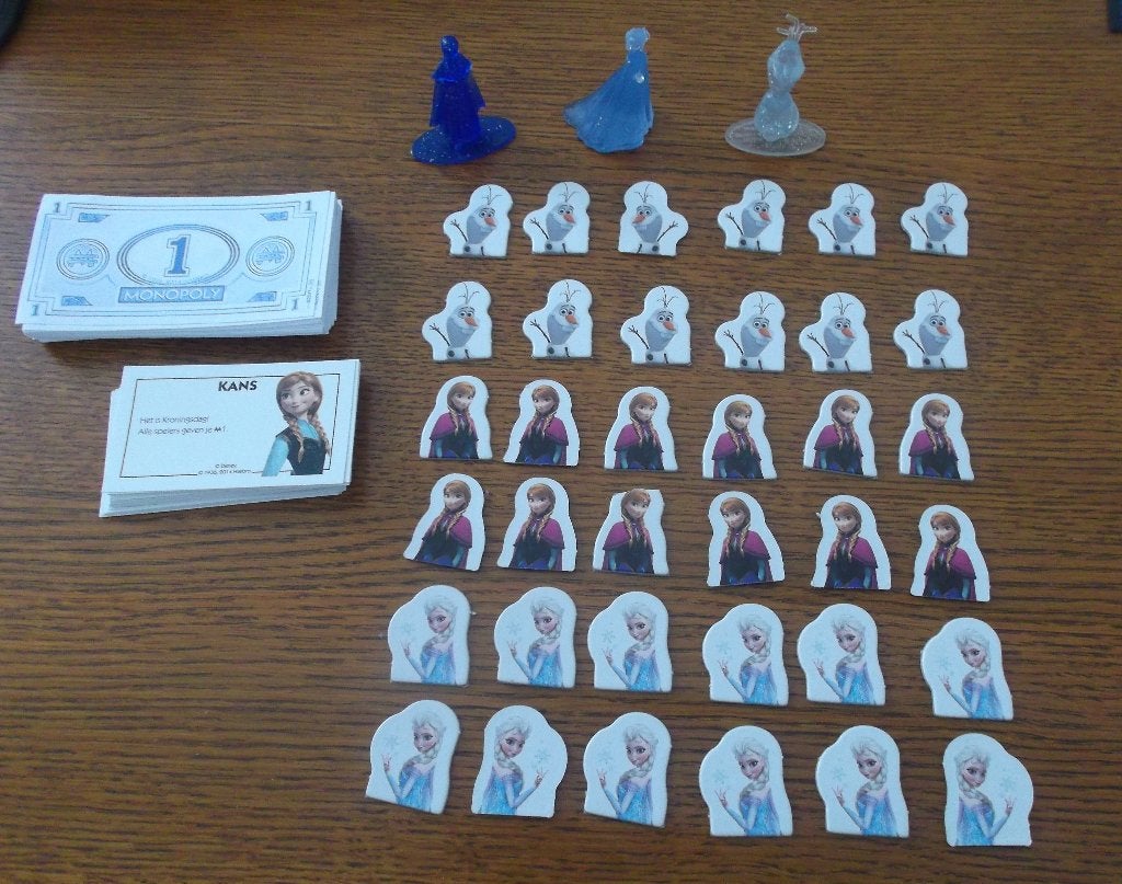 Monopoly Junior Disney Frozen / Hasbro Gaming, Hobby en Vrije tijd, Een of twee spelers, Ophalen, Zo goed als nieuw, Hasbro gaming