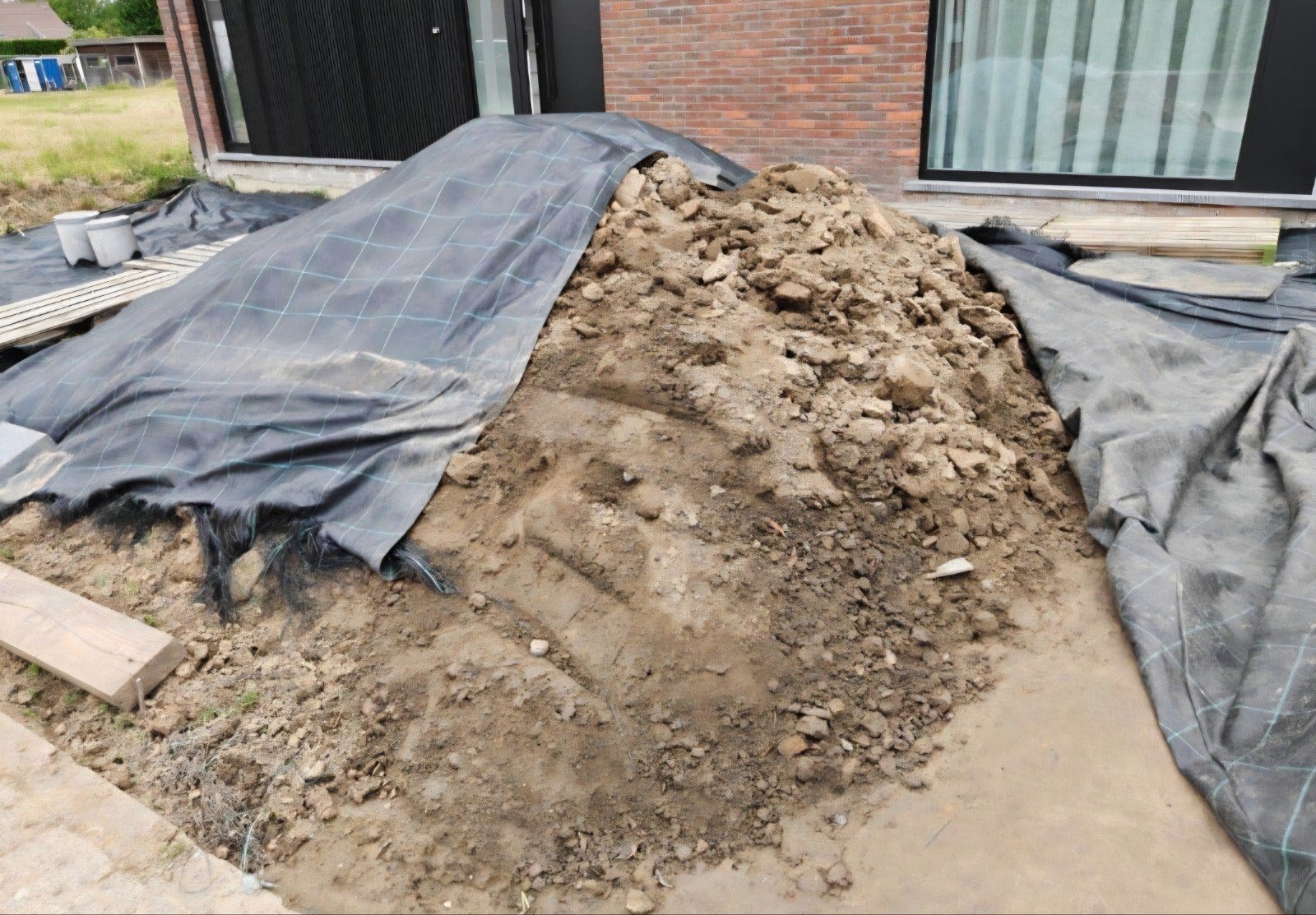 aarde, Tuin en Terras, Ophalen
