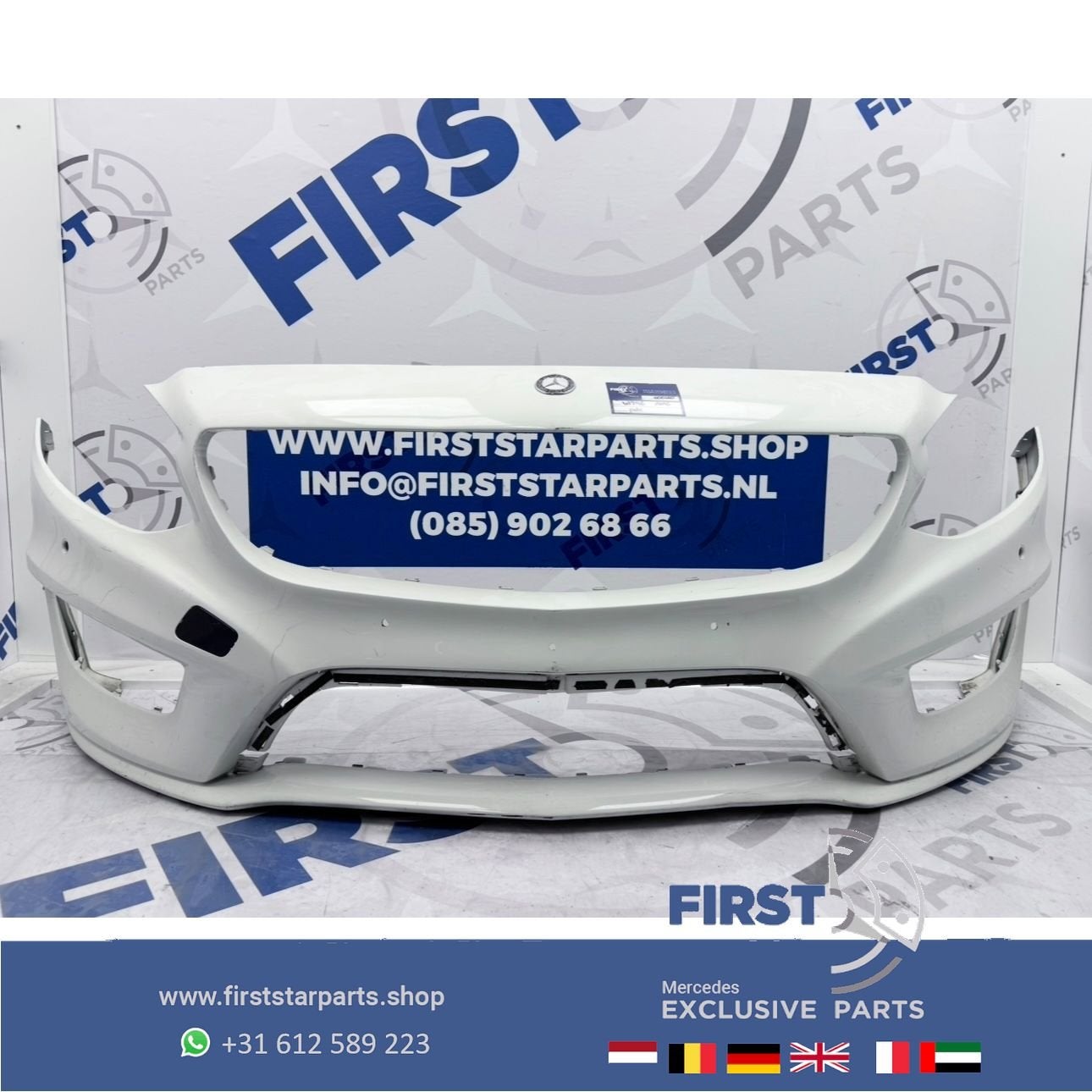 W242 W246 AMG BUMPER B Klasse Facelift Voorbumper 2018 PDC Z, Gebruikt, -, Voor, Ophalen of Verzenden