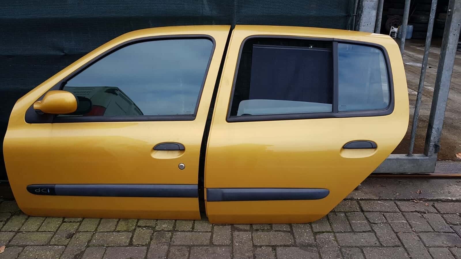 Renault Clio portieren linksvoor linksachter bj 2002 2006, -, Utilisé, Porte, -