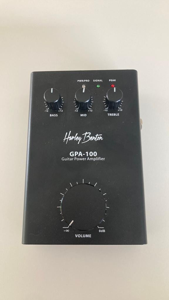 Harley Benton GPA-100 Power Amp, Muziek en Instrumenten, Ophalen of Verzenden, Zo goed als nieuw