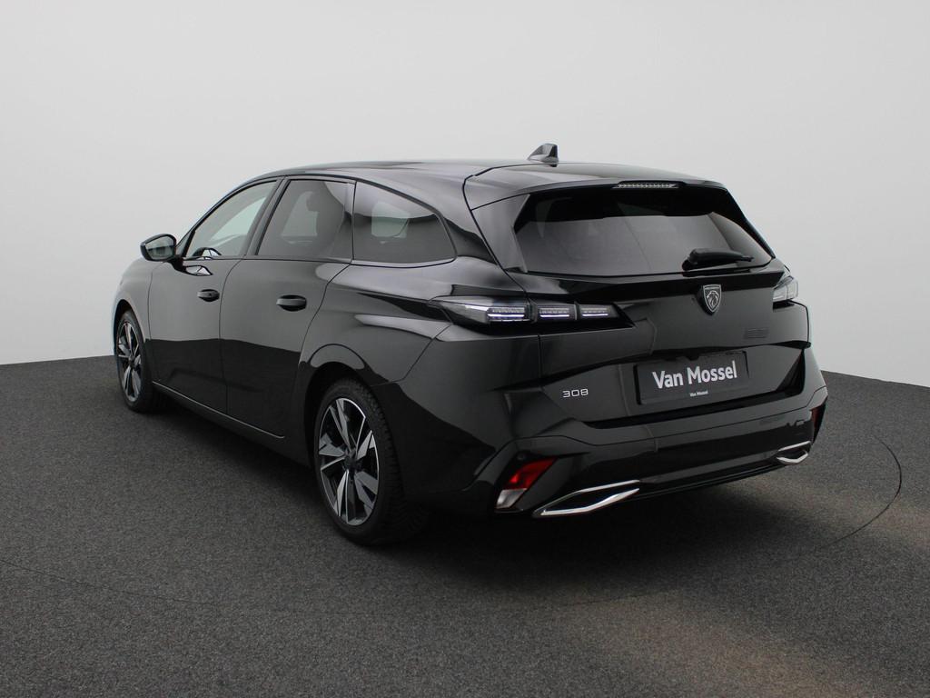 Peugeot 308 SW 1.2 PureTech 130 S&S EAT8 Allure NAVI | CAM |, Auto's, Peugeot, Stof, Gebruikt, Automatische klimaatregeling, Zwart