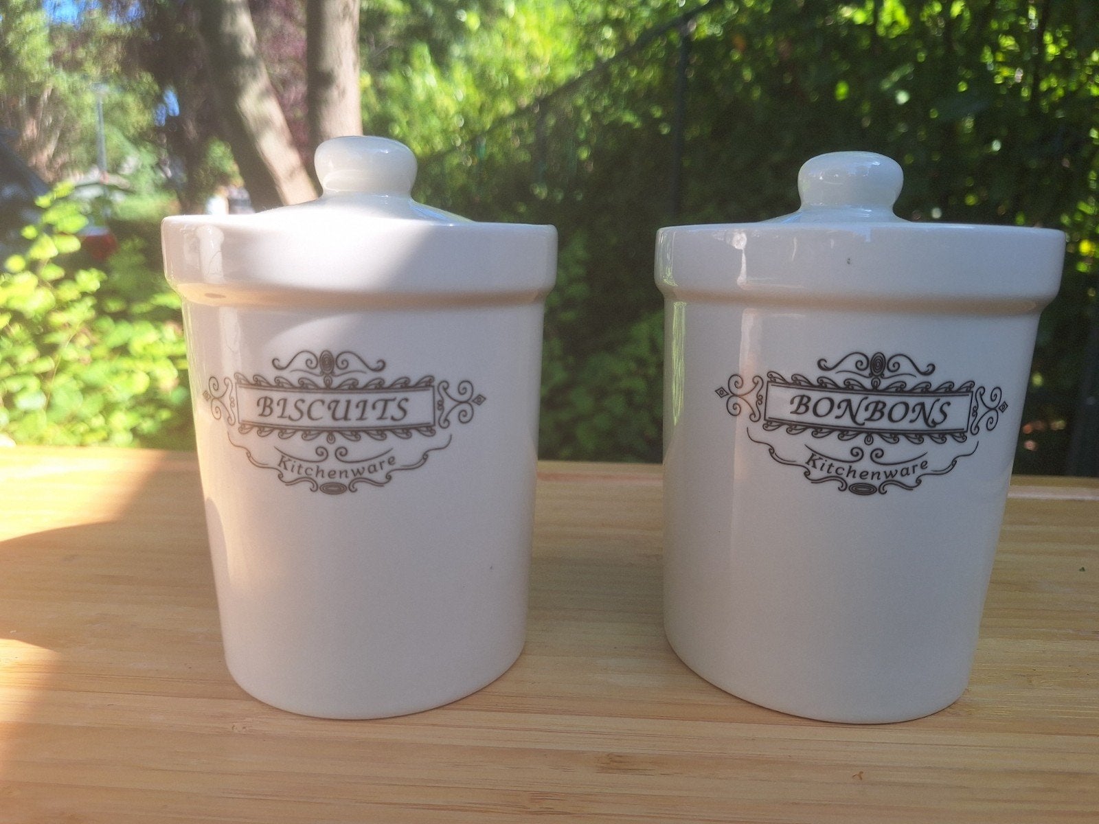 bocaux de rangement en porcelaine « ustensiles de cuisine », Enlèvement