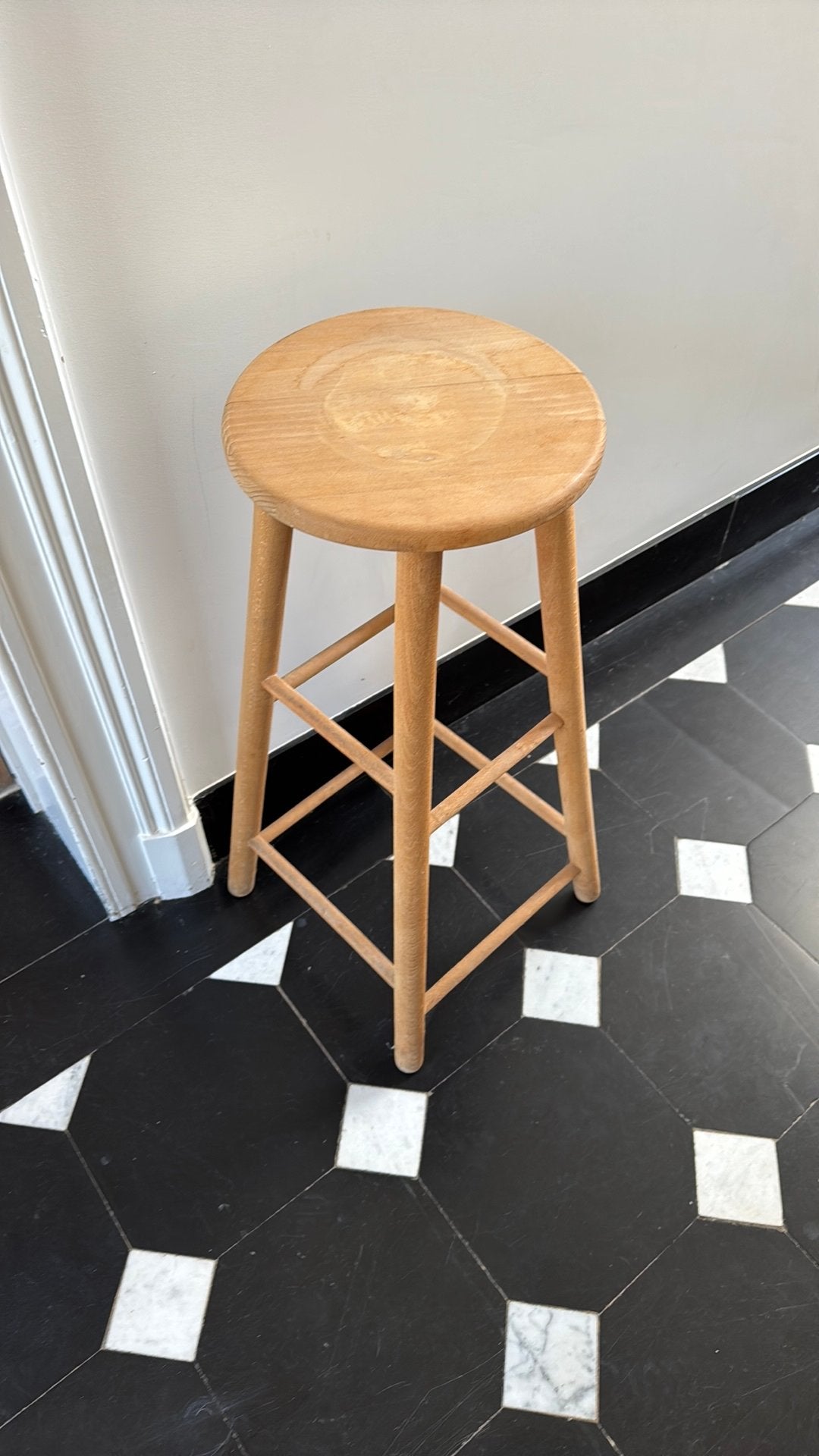 Tabouret en bois, Enlèvement, Comme neuf, Bois