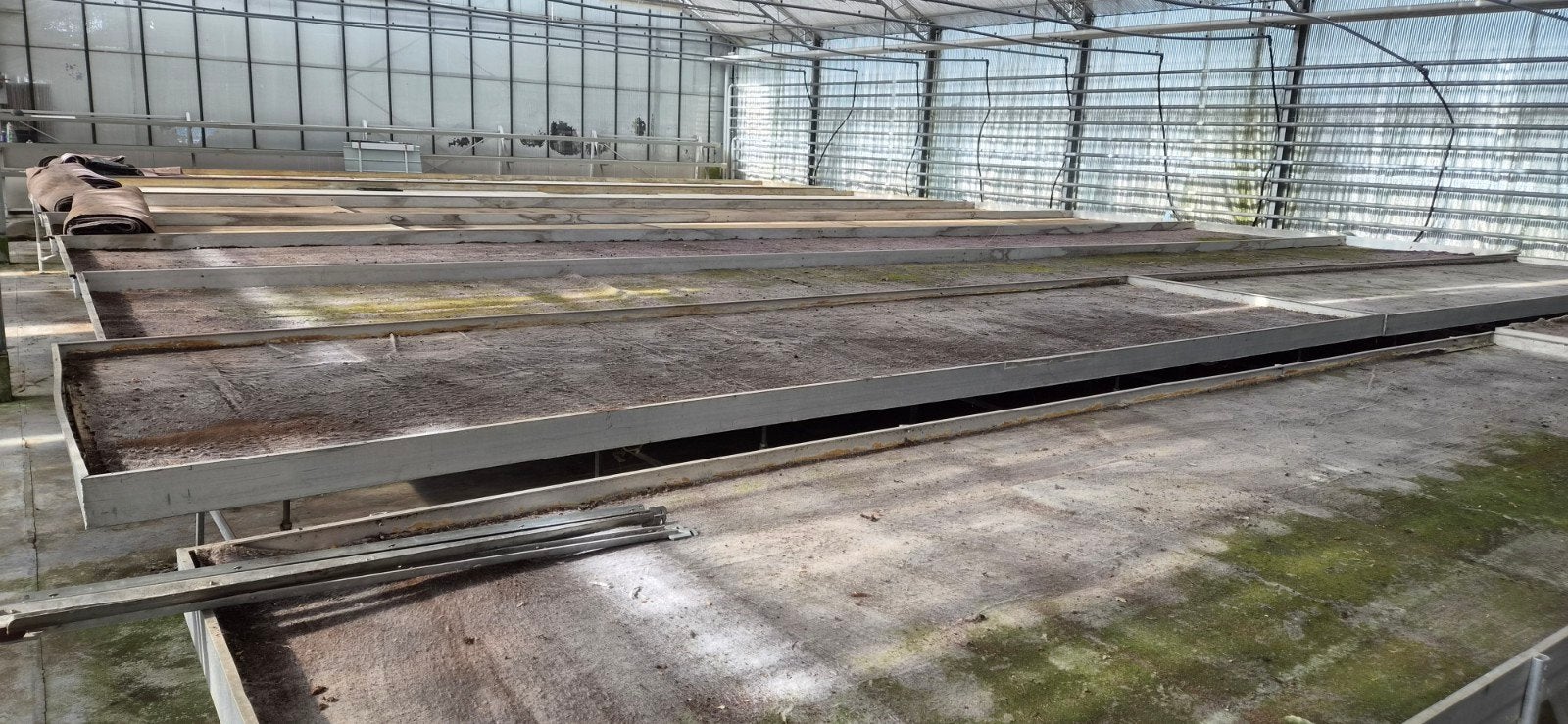 aluminium planten tafels, Ophalen, Gebruikt
