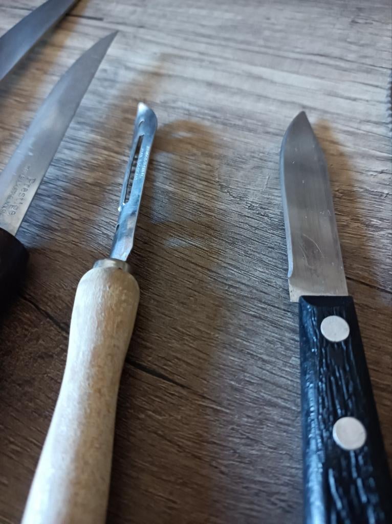 Lot de 9 anciens couteaux de cuisine, Huis en Inrichting, Ophalen of Verzenden