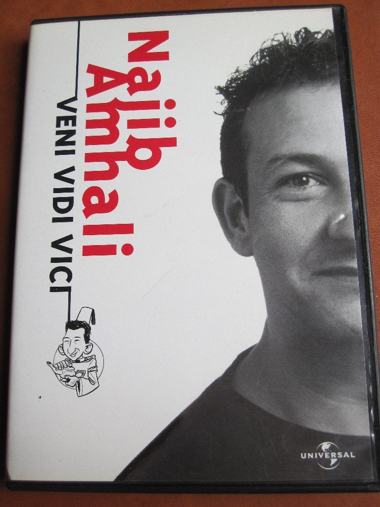 Najib Amhali - Veni vidi vici, Cd's en Dvd's, Stand-up of Theatershow, Alle leeftijden, Zo goed als nieuw, Najib Amhali