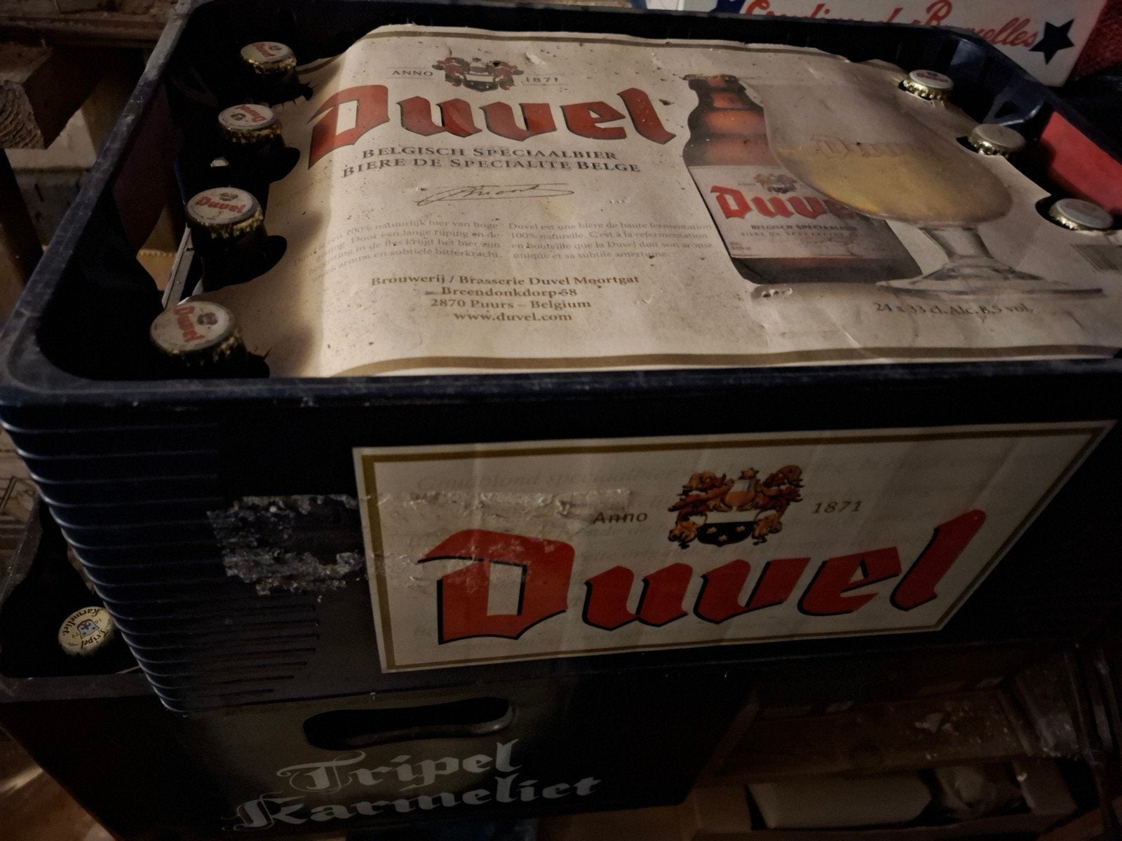 1 bak oude Duvel 2014, Verzamelen, Ophalen, Duvel