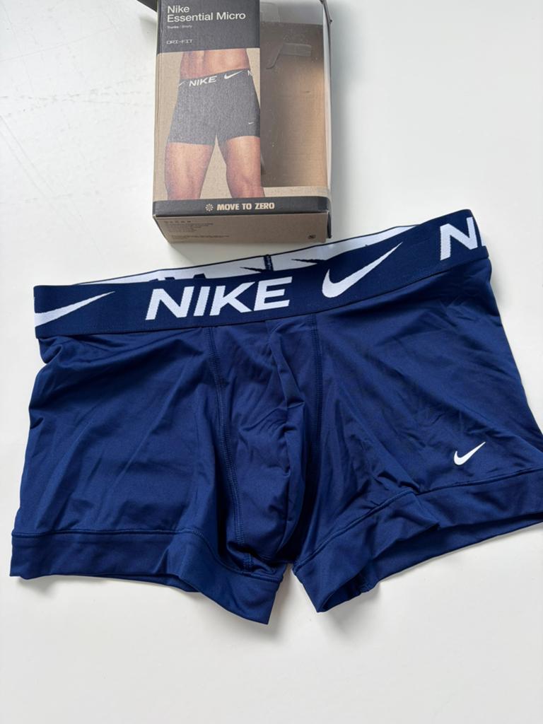 Nike microfiber Boxershort, Kleding | Heren, Ondergoed, Verzenden, Blauw, Boxer