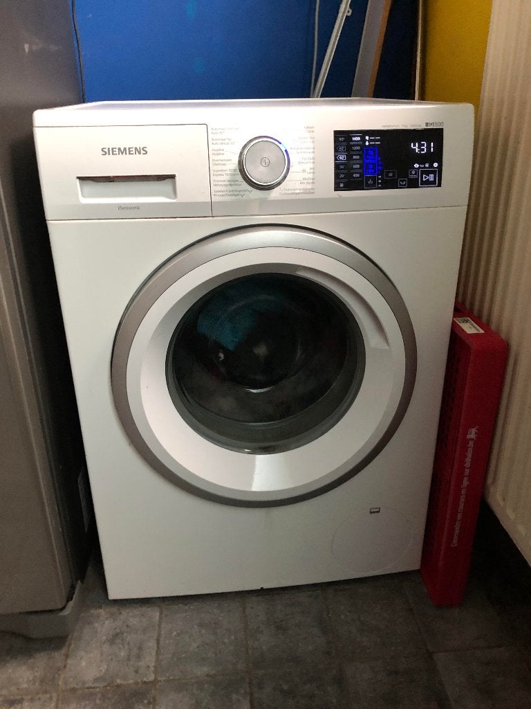 Siemens iQ500 i-Dos 9kg, Electroménager, 1200 à 1600 tours, 85 à 90 cm, Chargeur frontal, Enlèvement
