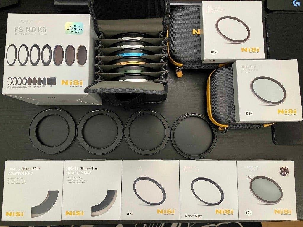 Kit de filtres NiSi Swift 49, 58, 67, 72, 77 vers 82mm, TV, Hi-fi & Vidéo, Enlèvement ou Envoi, Comme neuf, Kit de filtres