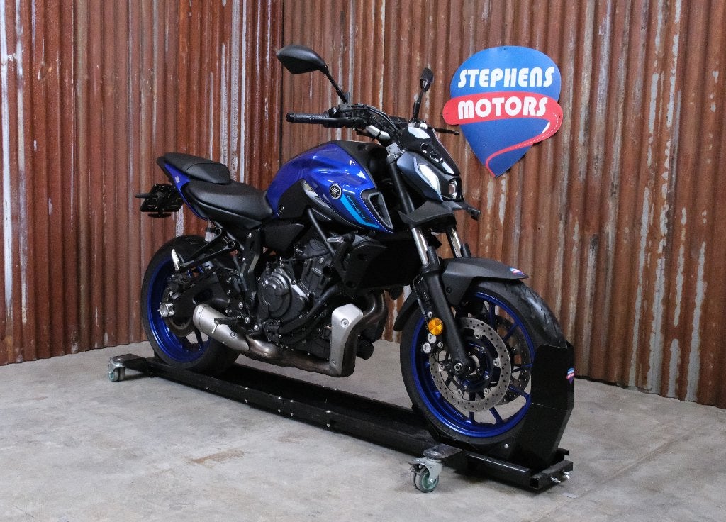 Yamaha MT-07 Icône bleue 35 kW, Motos, Entreprise, Occasion, 2 cylindres, Permis Moto A2 minimum