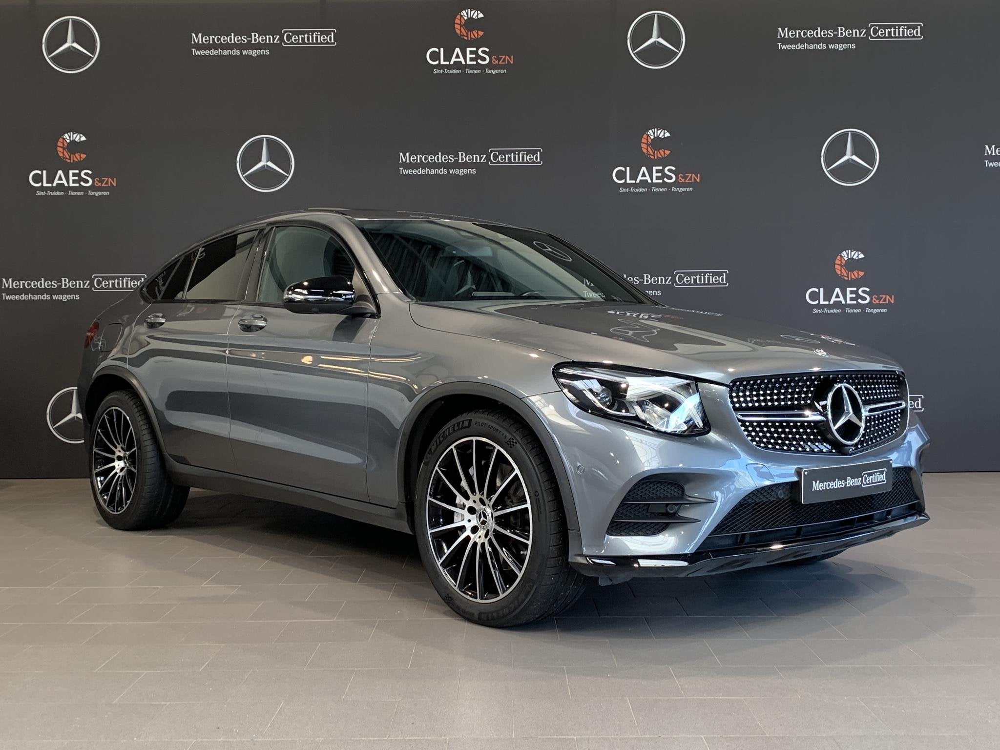 Mercedes-Benz GLC-klasse Coupé 220d AMG Line - DOS 9251, Autos, Argent ou Gris, Euro 6, Entreprise, Noir