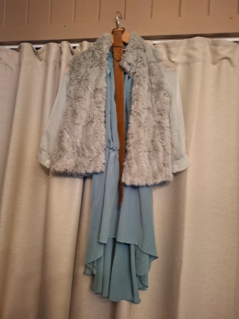 Verkleedkledij Keelin, Kinderen en Baby's, Carnavalskleding en Verkleedspullen, Ophalen, Gebruikt, 134 t/m 140, Meisje