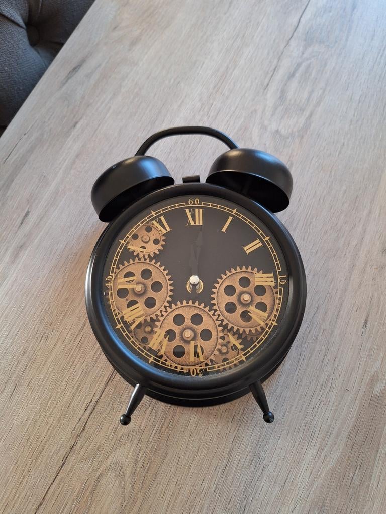 Decostar klok met tandwielen, Antiek en Kunst, Ophalen of Verzenden
