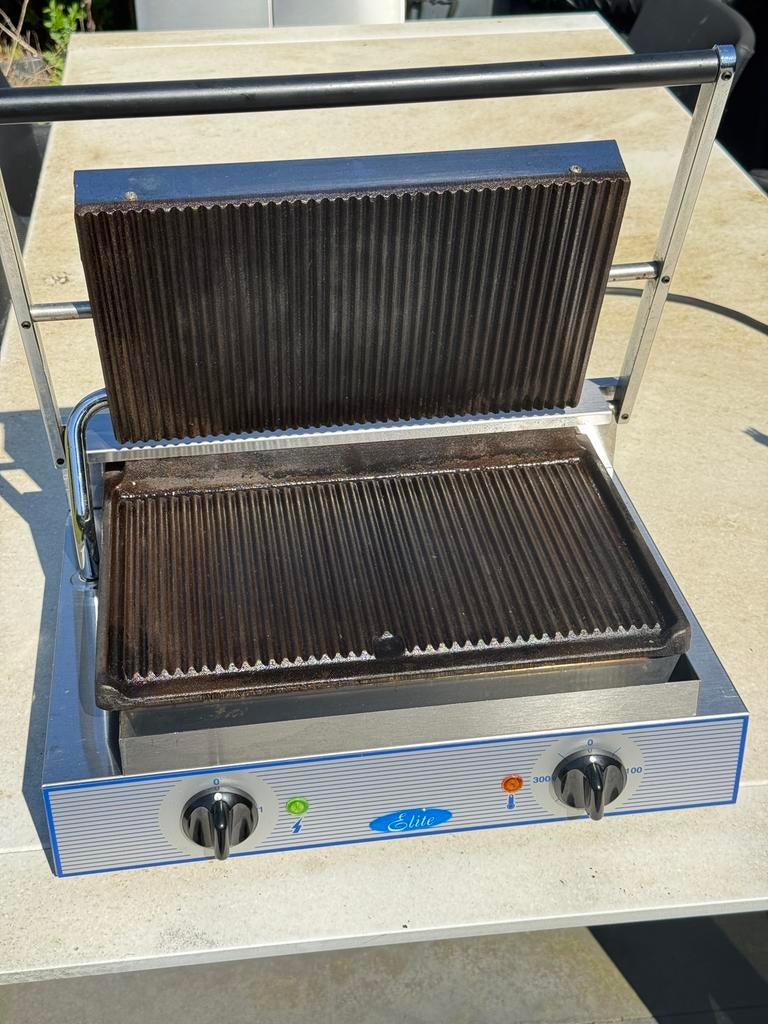 Professionele contactgrill – SLIGRO FBMR (2900W), Ophalen, Zo goed als nieuw