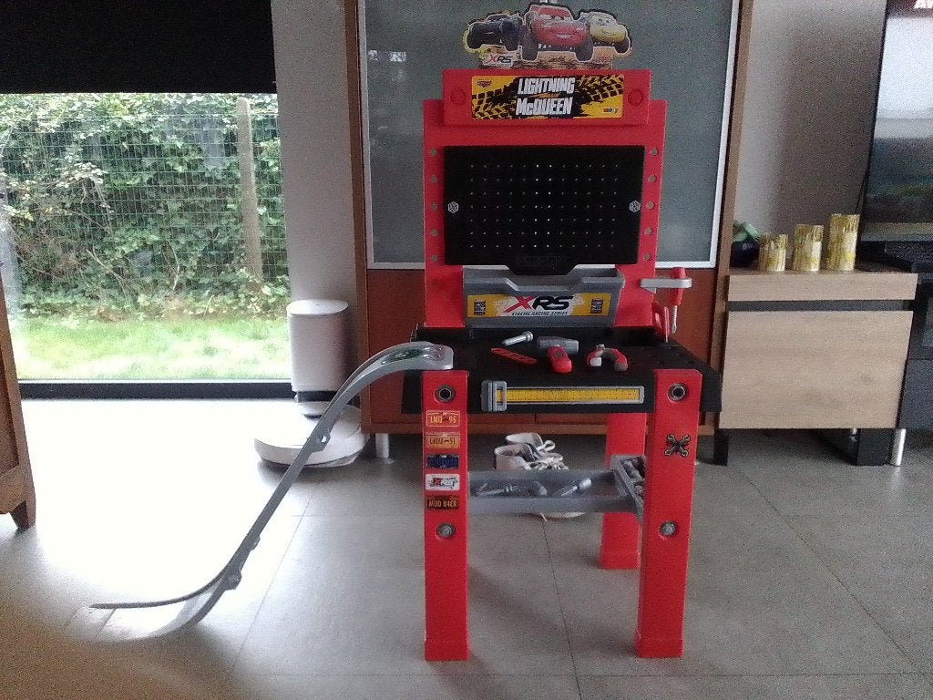 Smoby werkbank met autobaan Cars, Ophalen, Zo goed als nieuw