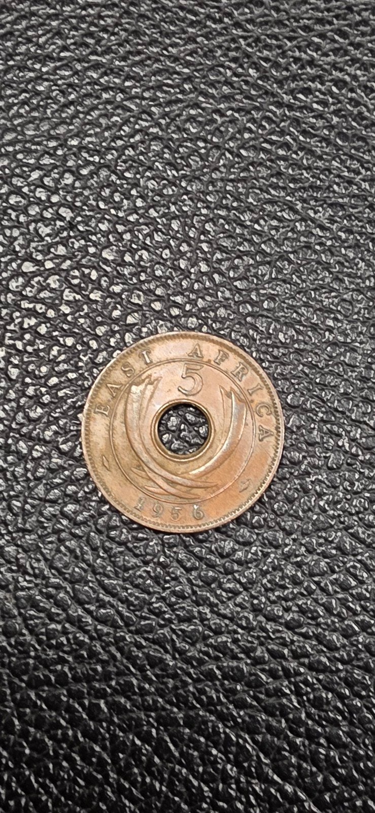 oost afrika 5 cents 1956, Postzegels en Munten, Ophalen of Verzenden