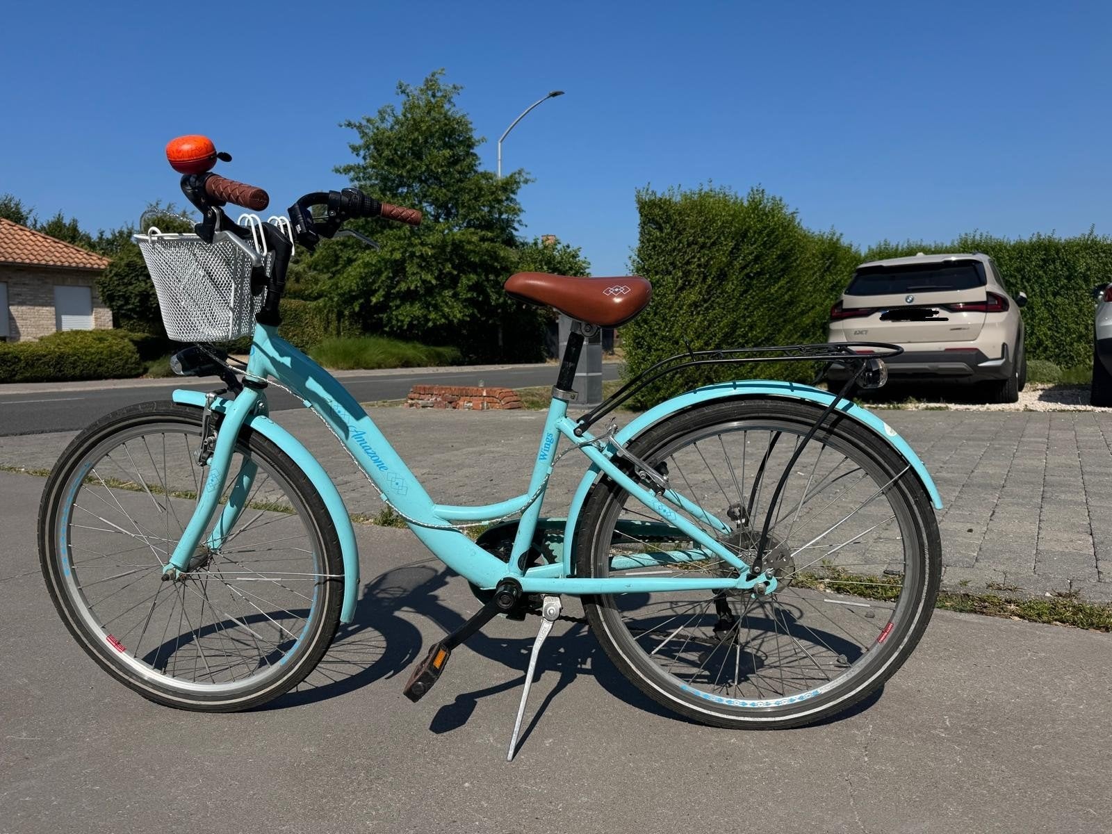 Kinderfiets met mandje, Amazone., Ophalen, Gebruikt, Overige merken, Mandje