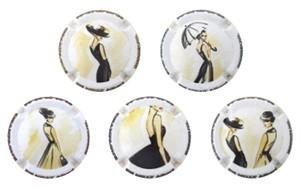 Champagne capsules - De Milly A 48 Femme (L 7936), Envoi