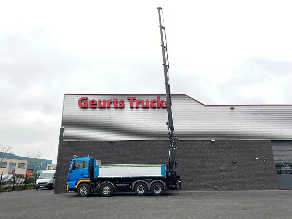 MAN TGS 35.480 8X4 KIPPER/TIPPER + HMF 2620-K5 KRAAN/KRAN/CR, Autos, Achat, Euro 6, MAN, Diesel