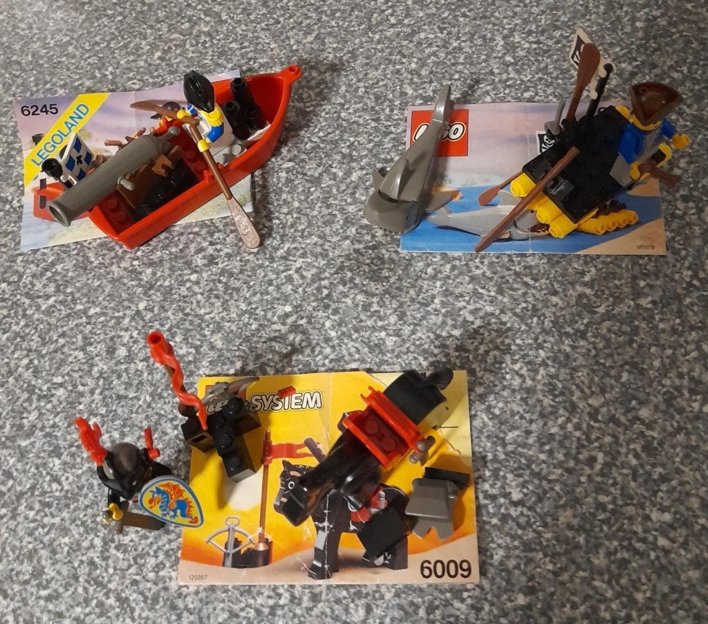 3 Oude lego setjes. Nr, Inclusief instructies, Lego, Ophalen of Verzenden, Zo goed als nieuw