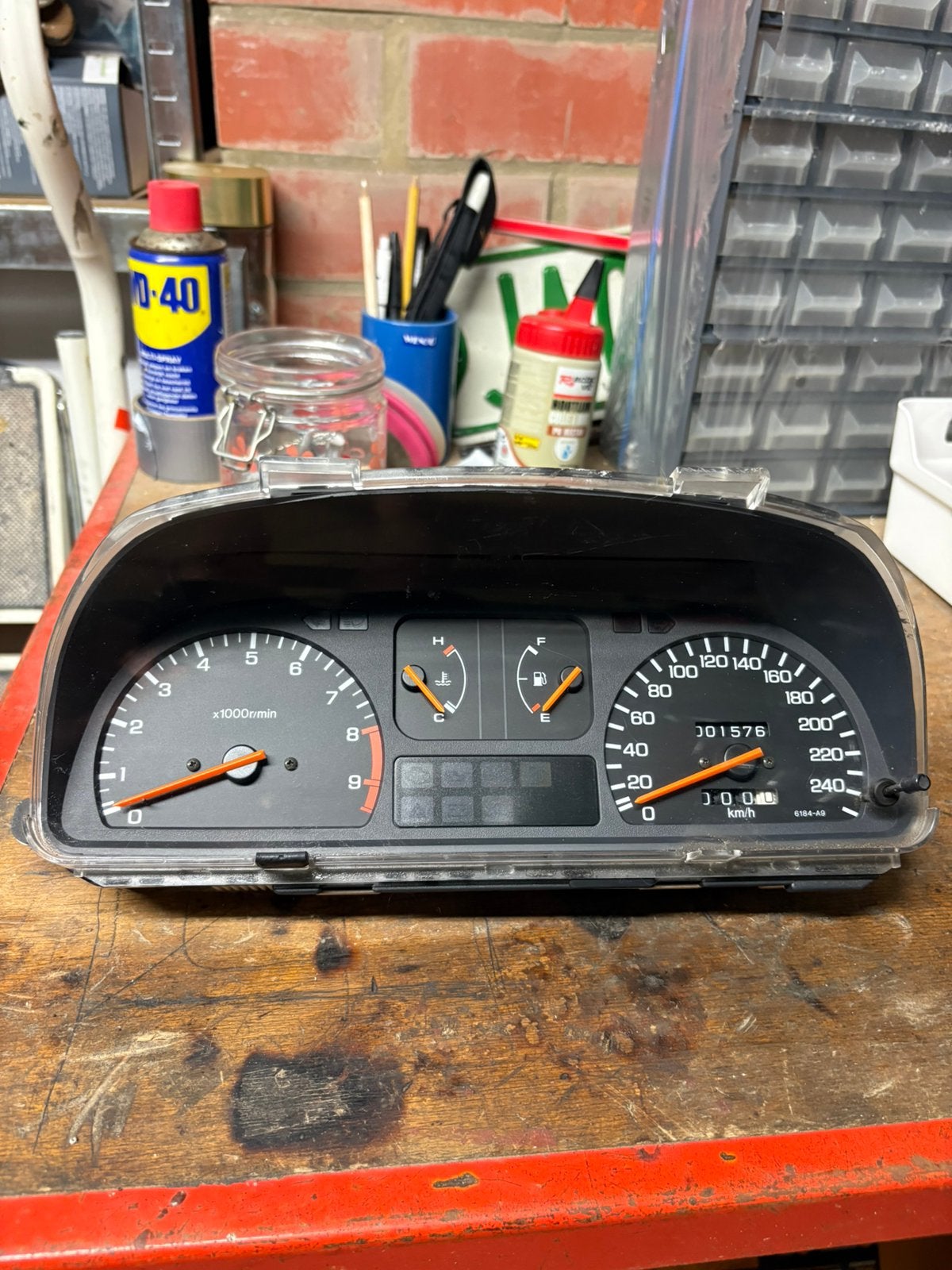 Tellerbak Honda CRX - 1 wijzer werkt niet, Enlèvement, Utilisé, Honda