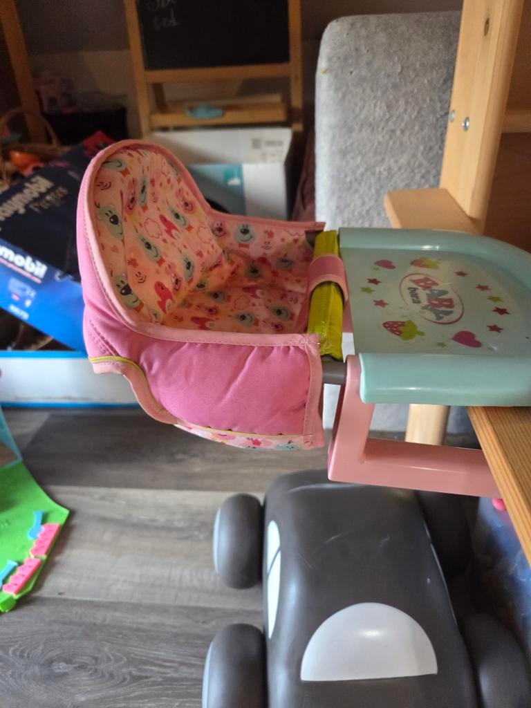 Chaise bébé Baby Born pour la table, Enlèvement ou Envoi, Comme neuf, Baby Pop