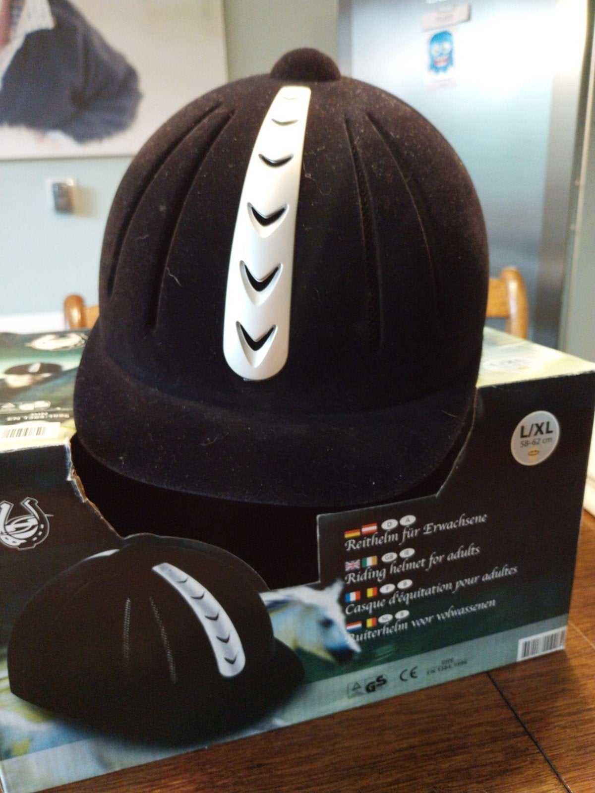 Ruiterhelm voor volwassenen  maat 58/62, Dieren en Toebehoren, Ophalen of Verzenden