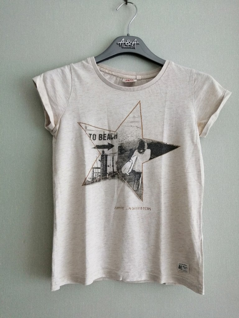 joli t-shirt AO76 taille 10 ans, Enlèvement ou Envoi, Chemise ou À manches longues, AO76 American Outfitters, Utilisé