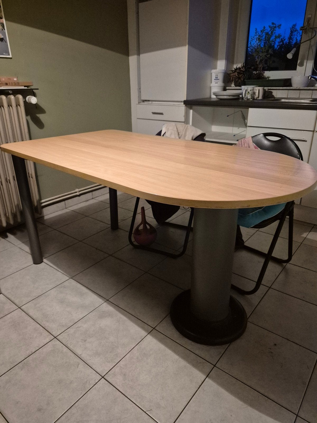 keukentafel, Ophalen