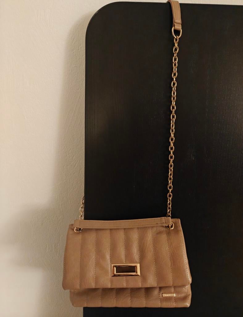 Wittchen handbag (faux leather), polyester lining, Enlèvement ou Envoi, Comme neuf, Beige, Sac à main